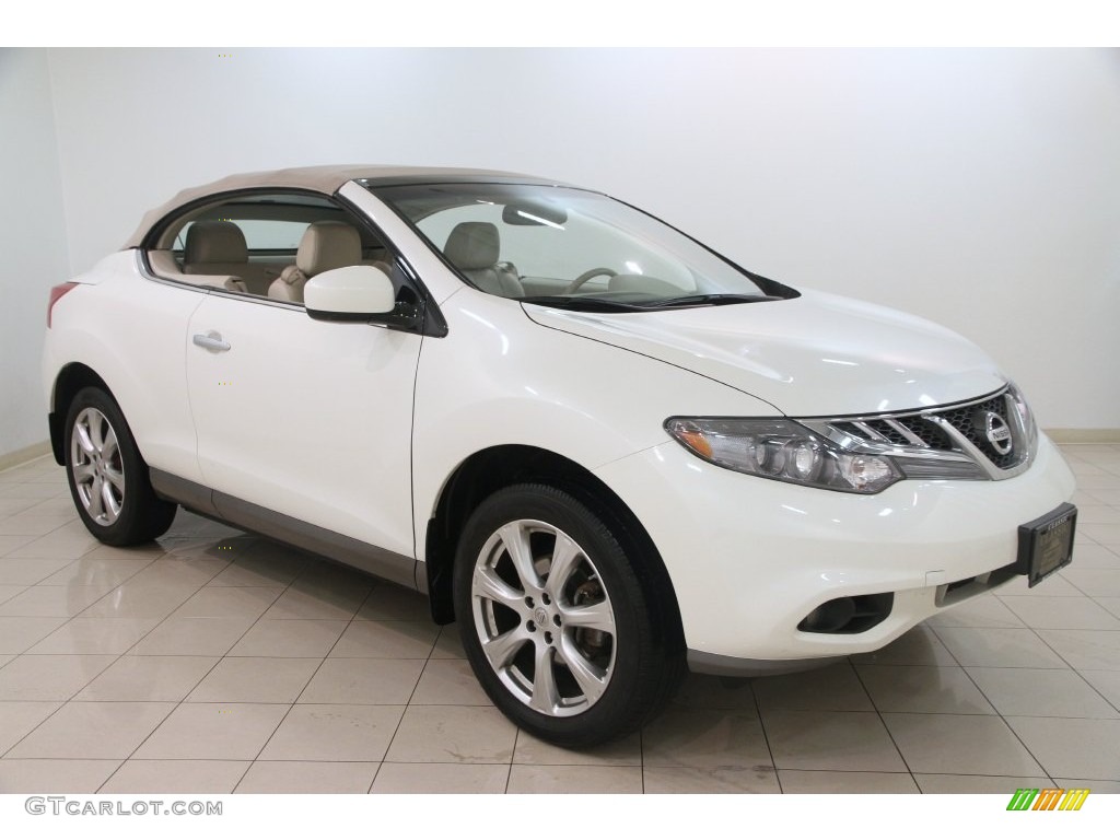 Pearl White 2014 Nissan Murano CrossCabriolet AWD Exterior Photo #110265606