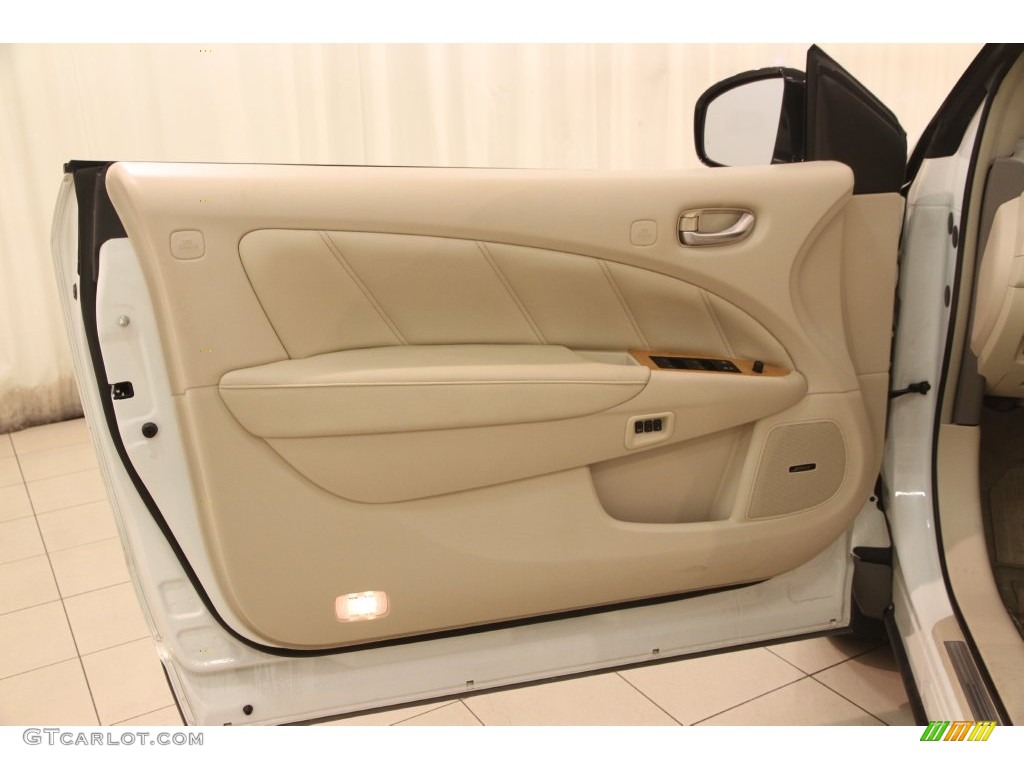 2014 Nissan Murano CrossCabriolet AWD Cashmere/Beige Door Panel Photo #110265645