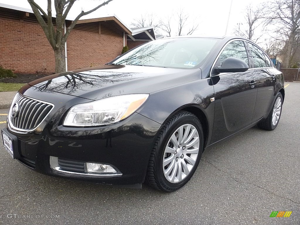 2011 Regal CXL - Carbon Black Metallic / Ebony photo #1
