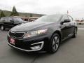 2012 Ebony Black Kia Optima Hybrid  photo #3