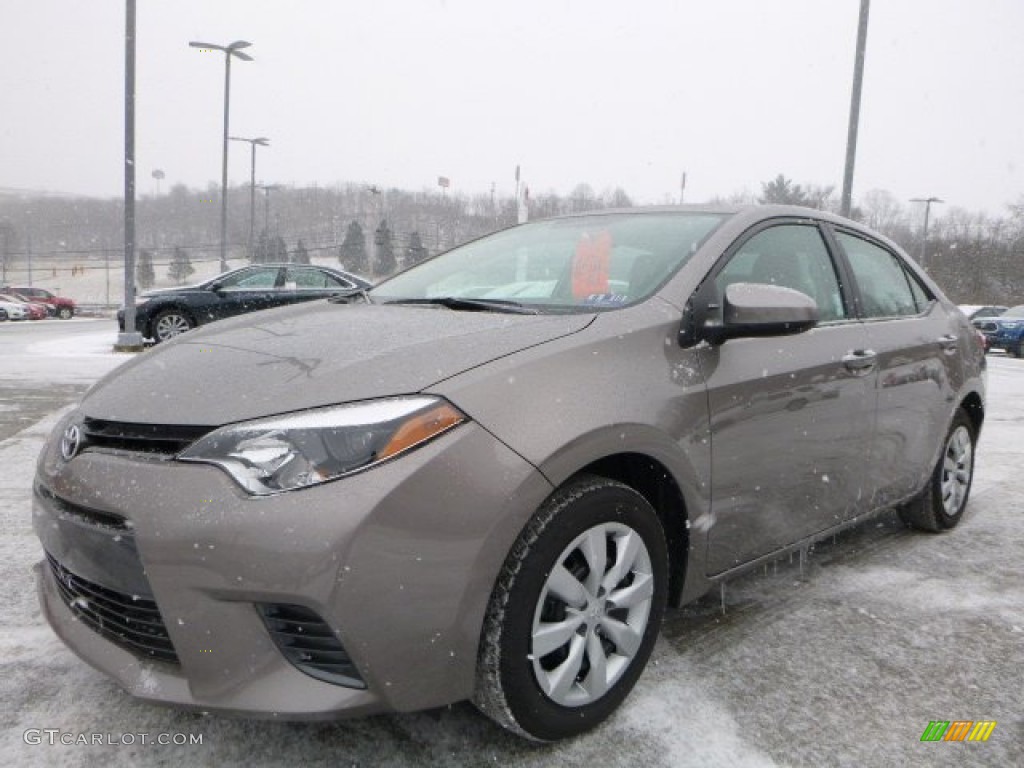 Brown Sugar Metallic 2016 Toyota Corolla LE Exterior Photo #110272491