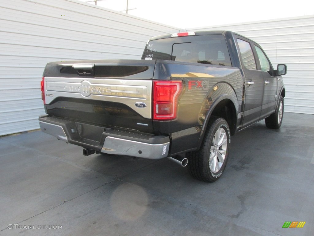 2016 F150 King Ranch SuperCrew 4x4 - Shadow Black / King Ranch Java photo #4
