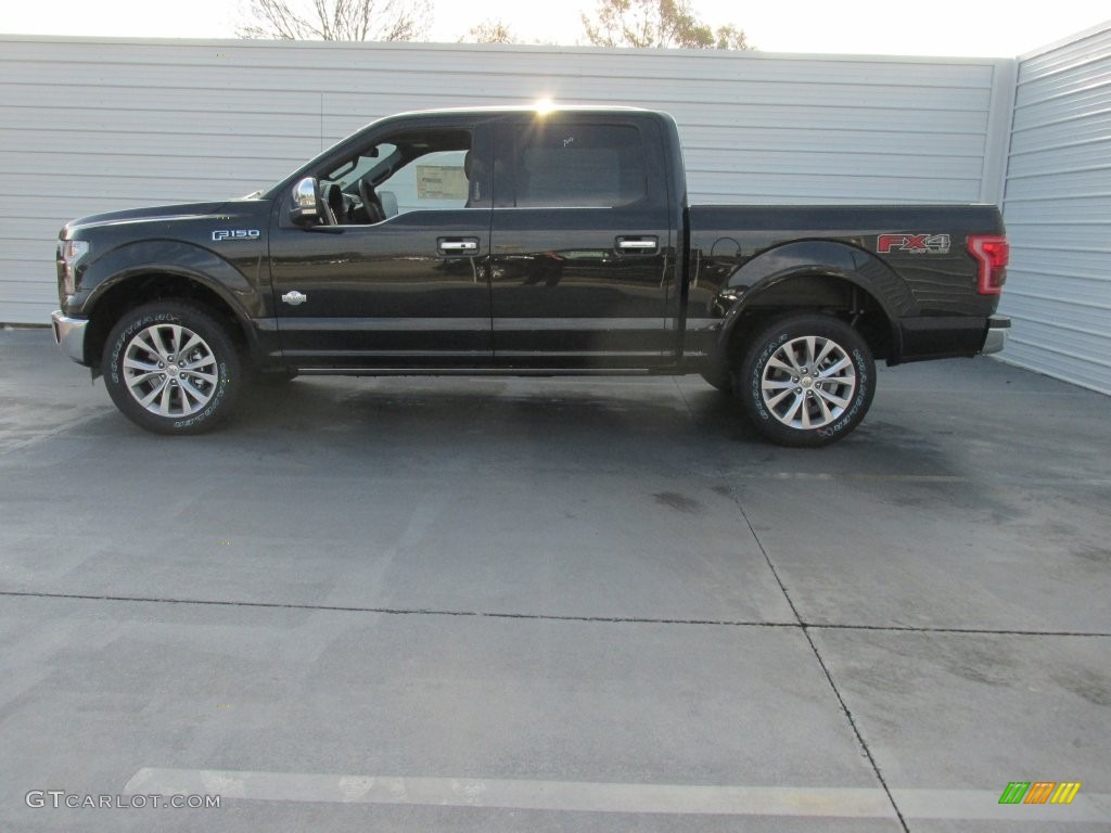 2016 F150 King Ranch SuperCrew 4x4 - Shadow Black / King Ranch Java photo #6