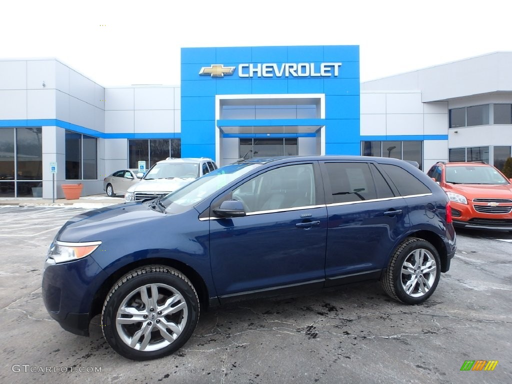 2012 Edge Limited AWD - Dark Blue Pearl Metallic / Charcoal Black photo #1