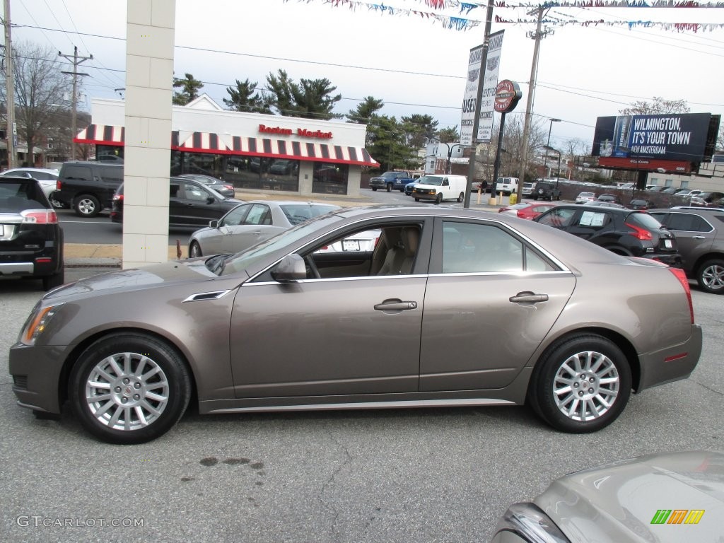 2012 CTS 4 3.0 AWD Sedan - Mocha Steel Metallic / Cashmere/Cocoa photo #3