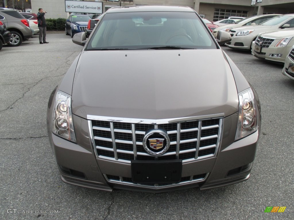 2012 CTS 4 3.0 AWD Sedan - Mocha Steel Metallic / Cashmere/Cocoa photo #10