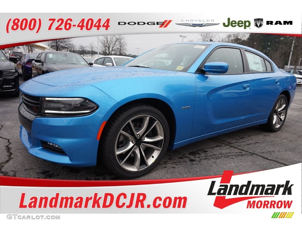 2016 Charger R/T - B5 Blue Pearl / Black photo #1
