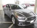 2015 Graphite Shadow Infiniti Q50 3.7  photo #5