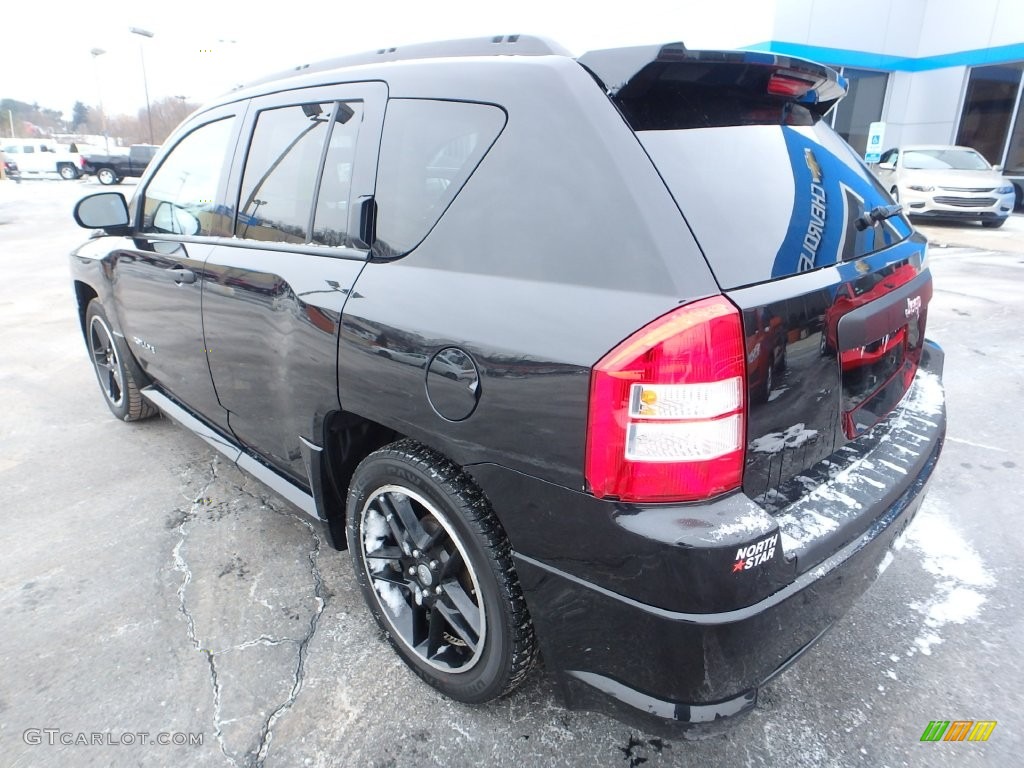 2009 Compass Sport - Brilliant Black Crystal Pearl / Dark Slate Gray/Medium Slate Gray photo #4