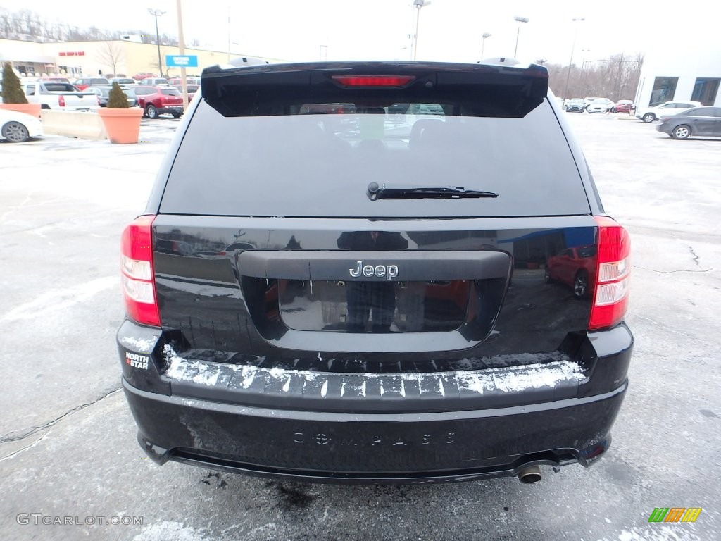 2009 Compass Sport - Brilliant Black Crystal Pearl / Dark Slate Gray/Medium Slate Gray photo #6