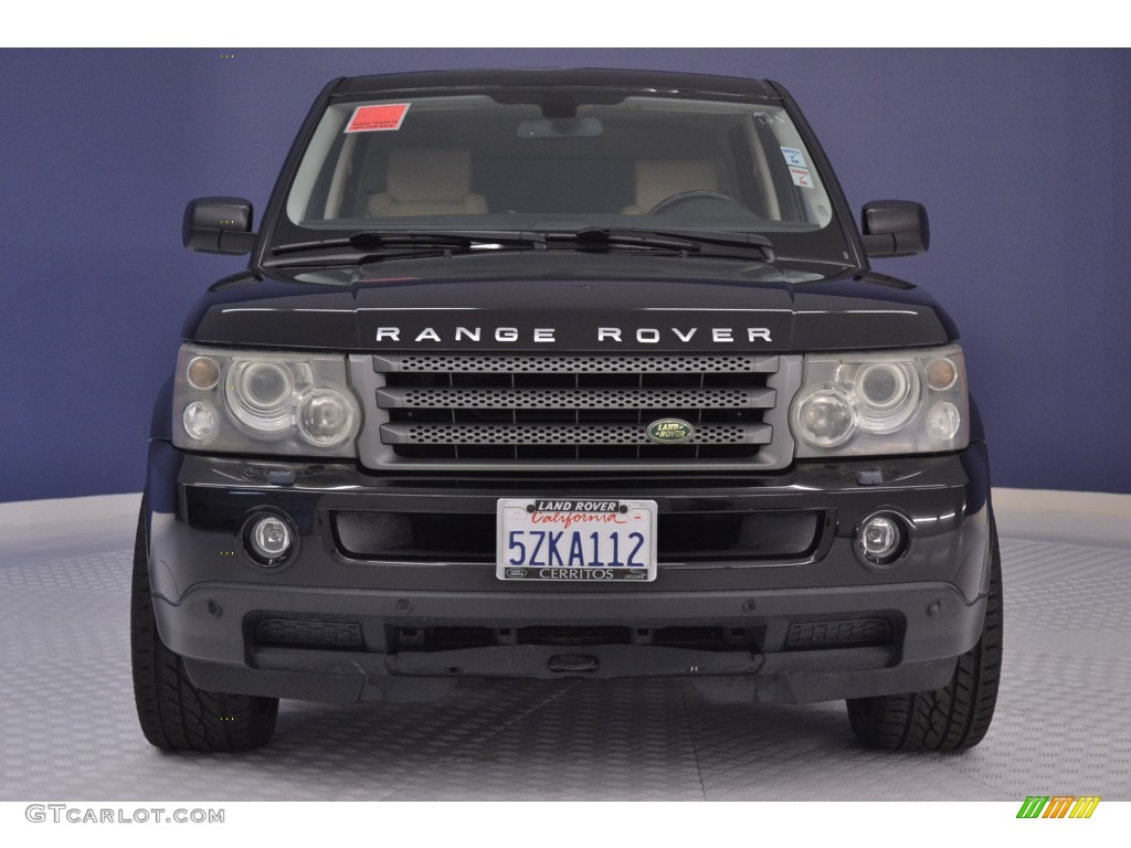 2007 Range Rover Sport HSE - Java Black Pearl / Alpaca Beige photo #2