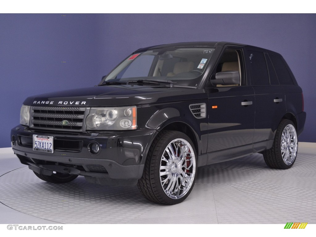 2007 Range Rover Sport HSE - Java Black Pearl / Alpaca Beige photo #3