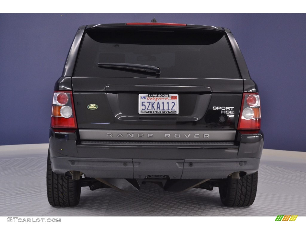 2007 Range Rover Sport HSE - Java Black Pearl / Alpaca Beige photo #6