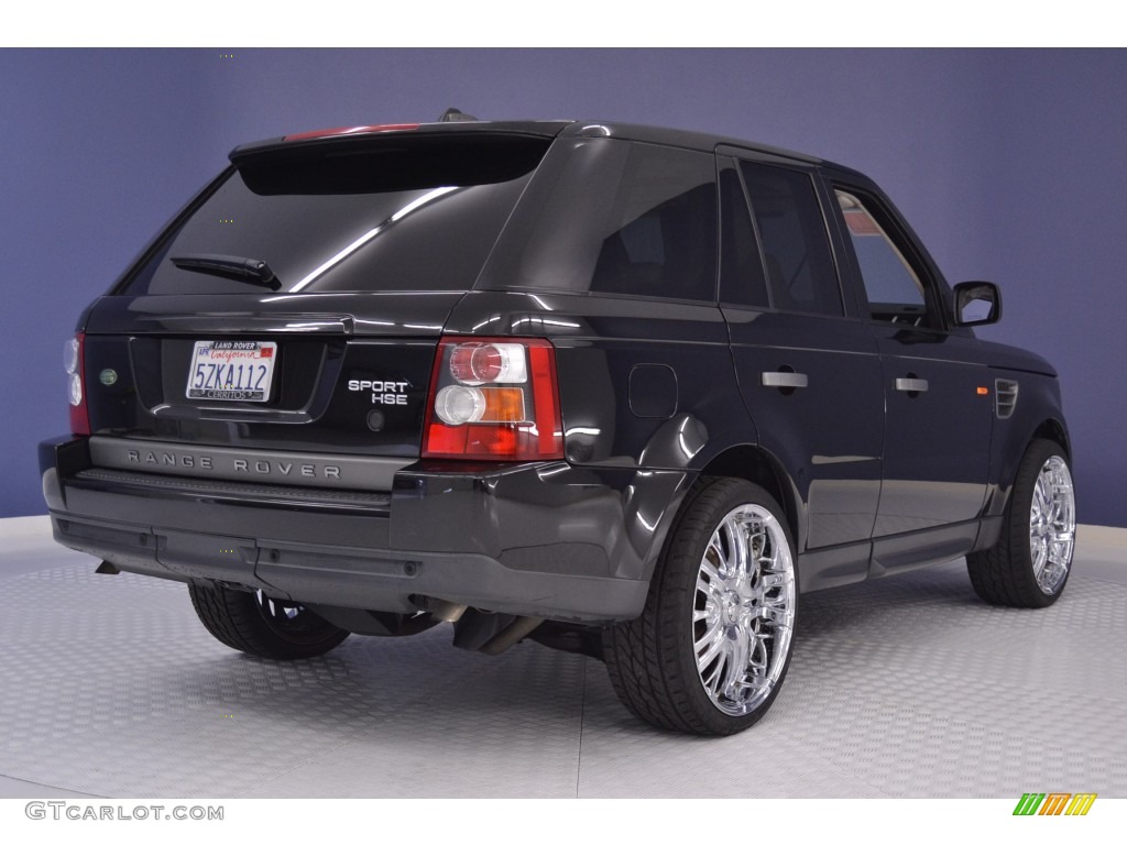 2007 Range Rover Sport HSE - Java Black Pearl / Alpaca Beige photo #7