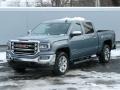 Front 3/4 View of 2016 Sierra 1500 SLT Crew Cab 4WD