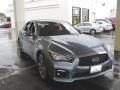 2015 Hagane Blue Infiniti Q50 S 3.7  photo #5