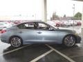 2015 Hagane Blue Infiniti Q50 S 3.7  photo #8