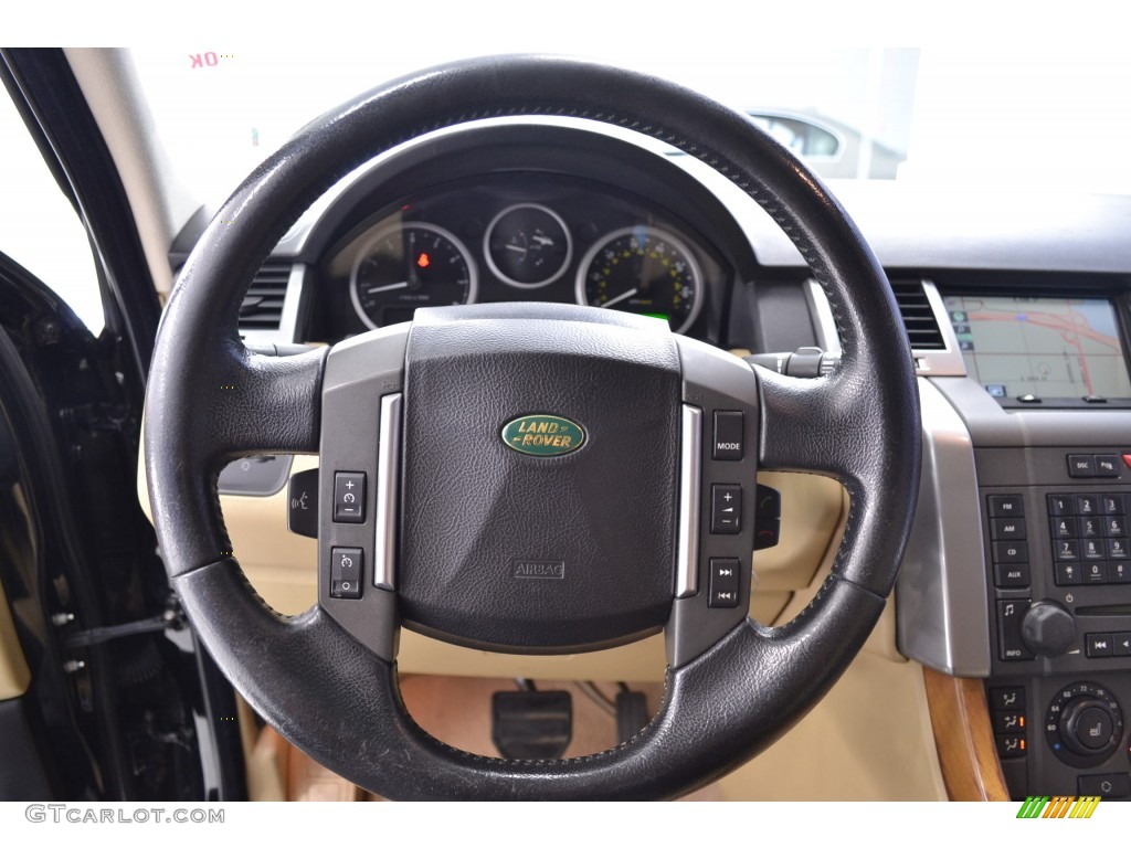 2007 Range Rover Sport HSE - Java Black Pearl / Alpaca Beige photo #25