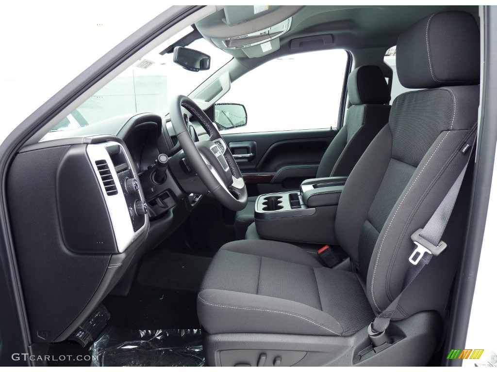 2016 Sierra 1500 SLE Double Cab 4WD - Summit White / Jet Black photo #6