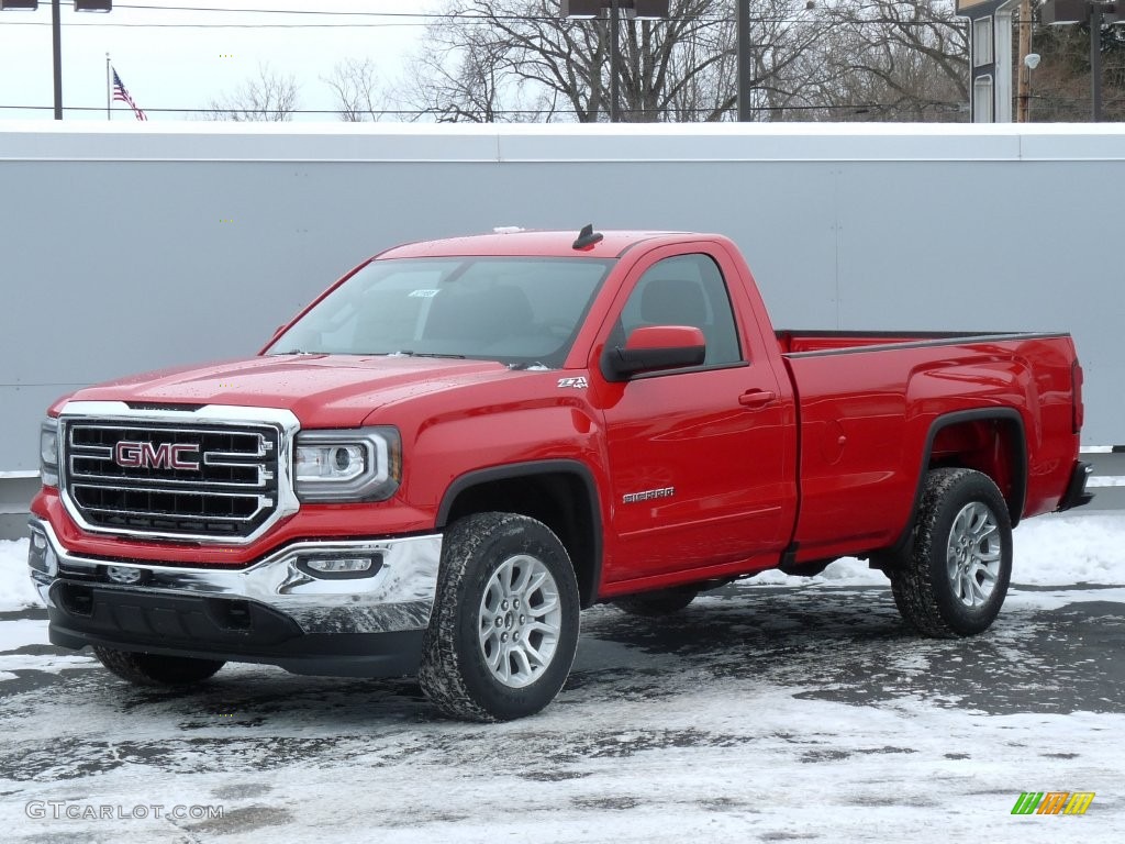 2016 Sierra 1500 SLE Regular Cab 4WD - Cardinal Red / Jet Black photo #1