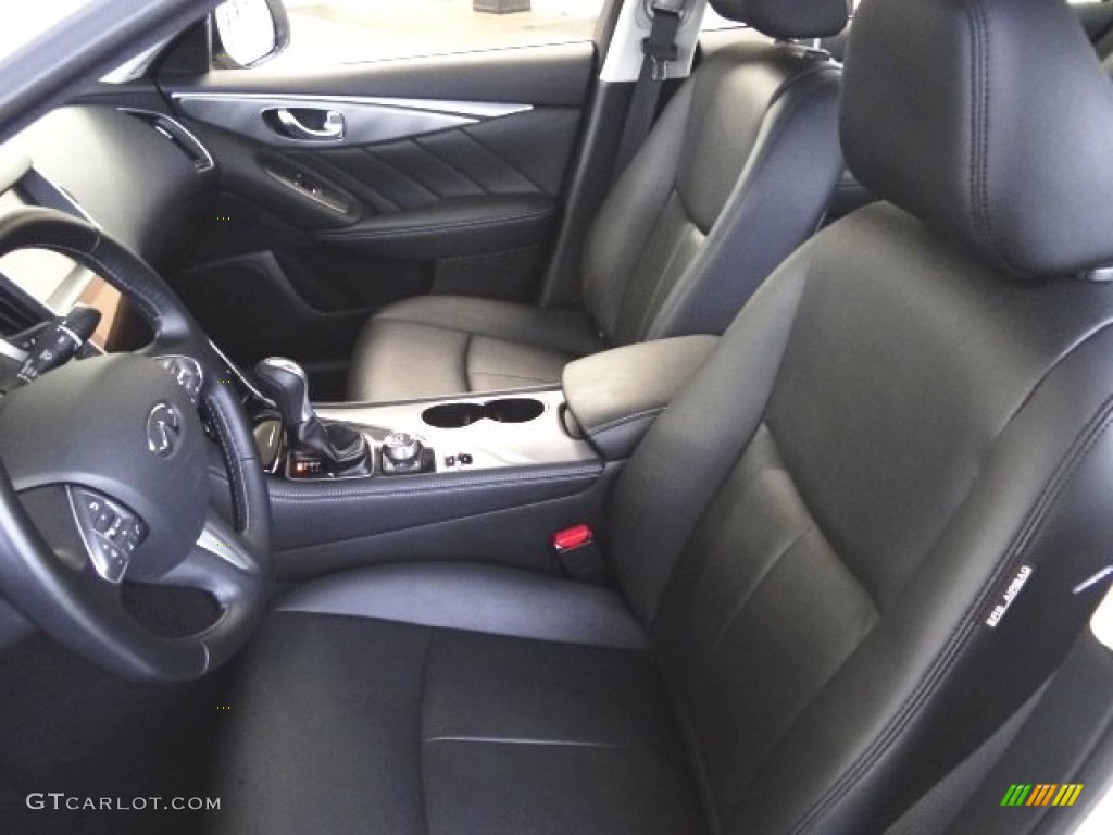 2015 Q50 3.7 - Moonlight White / Graphite photo #20
