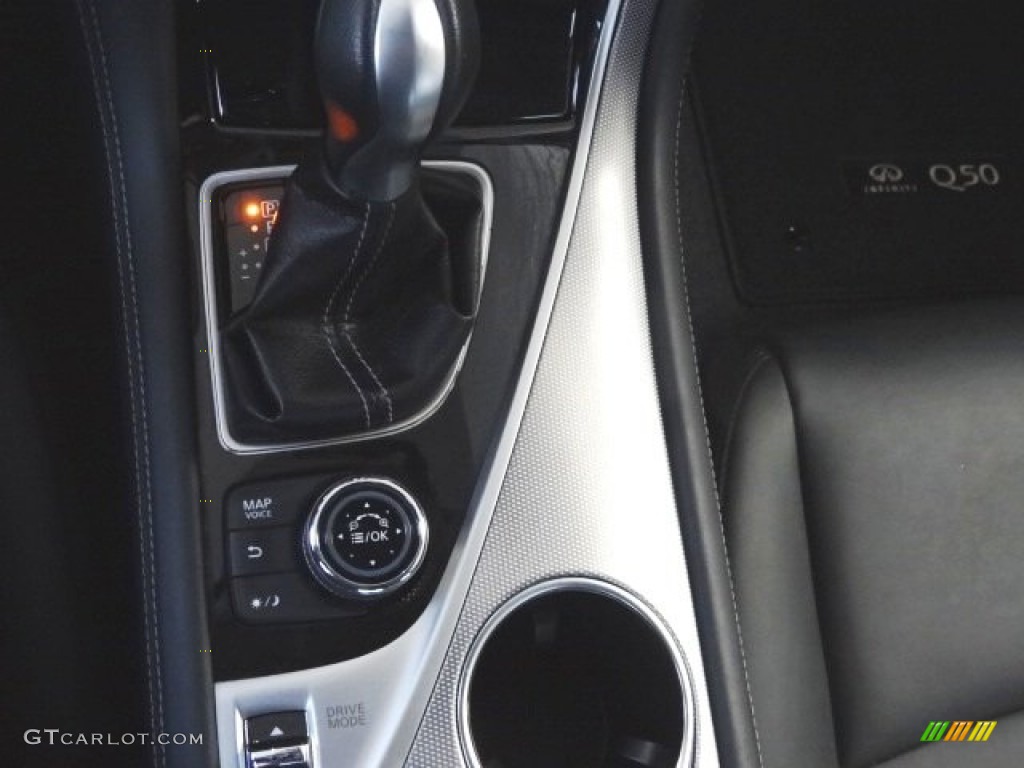 2015 Q50 3.7 - Moonlight White / Graphite photo #27