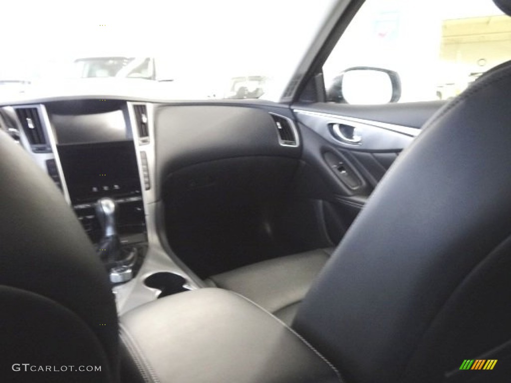 2015 Q50 3.7 - Moonlight White / Graphite photo #36