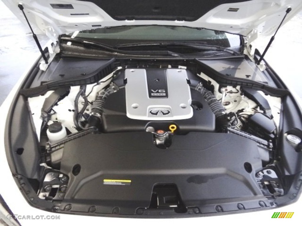 2015 Q50 3.7 - Moonlight White / Graphite photo #41
