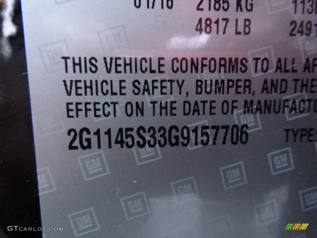 2016 Impala LTZ - Black / Jet Black photo #14