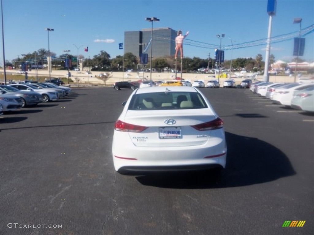 2017 Elantra Limited - White / Beige photo #10
