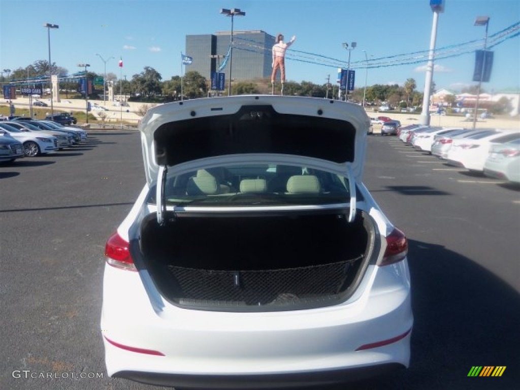 2017 Elantra Limited - White / Beige photo #19