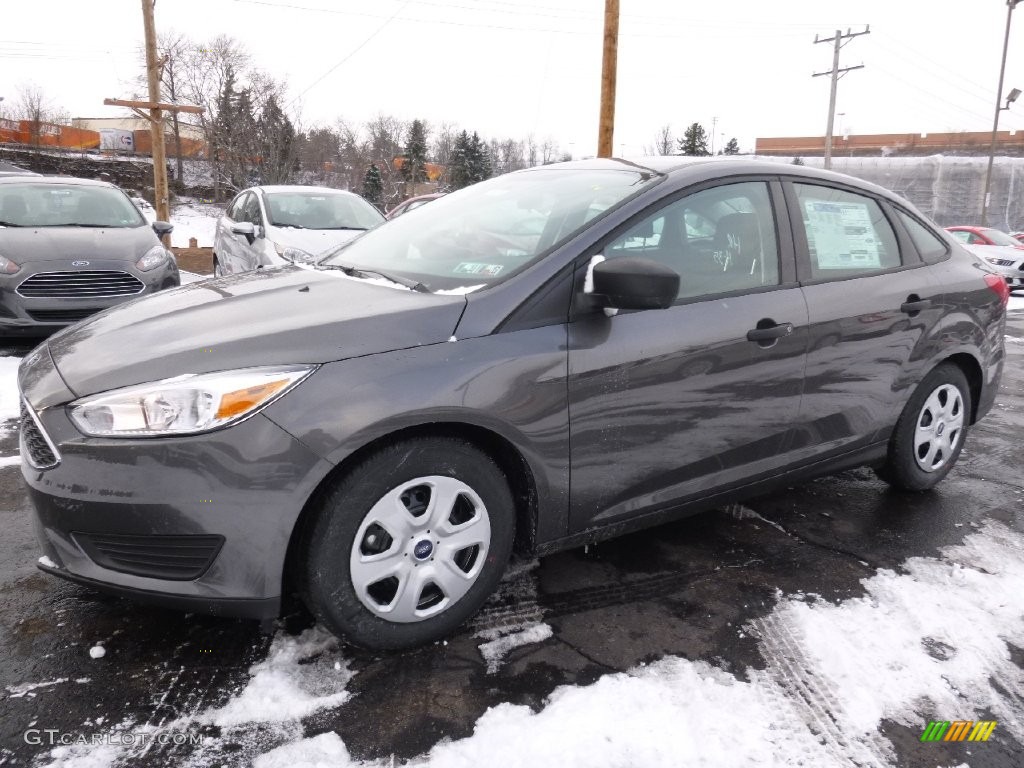 Magnetic 2016 Ford Focus S Sedan Exterior Photo #110283984