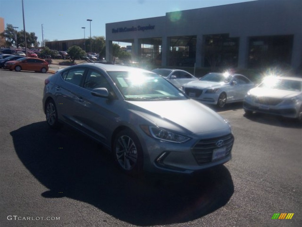2017 Elantra Limited - Gray / Gray photo #6