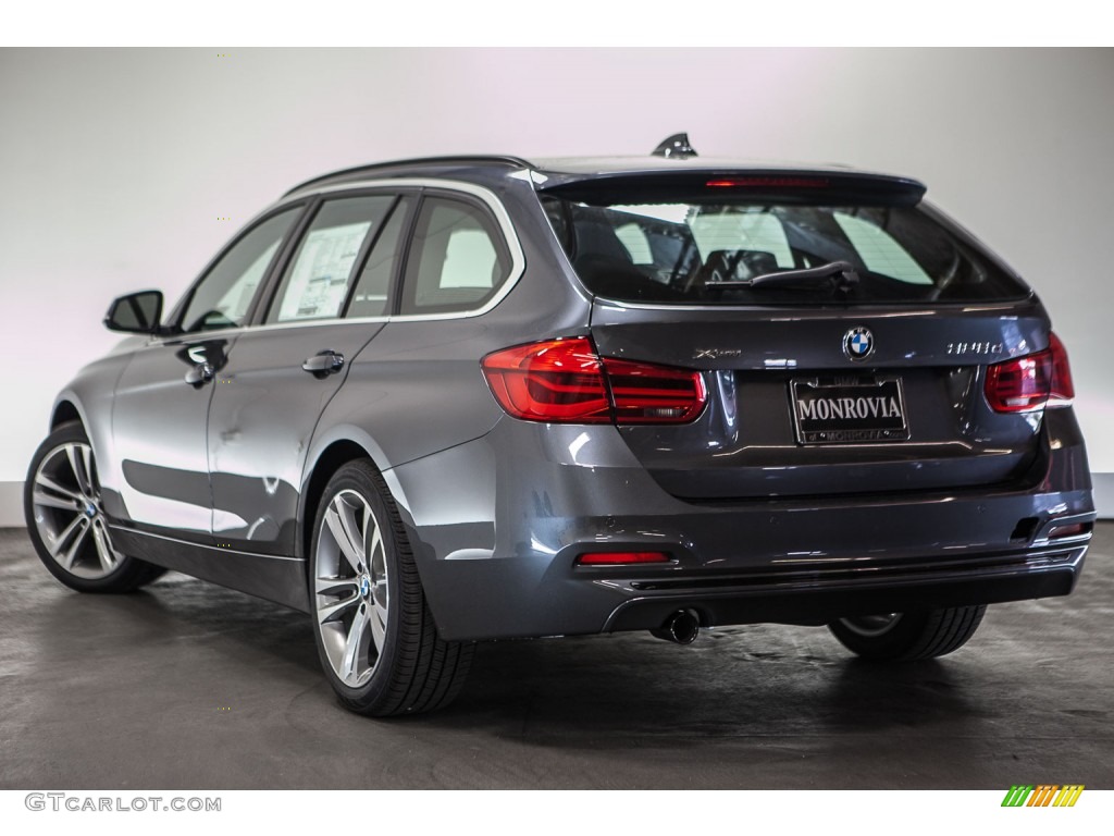 2016 3 Series 328d xDrive Sports Wagon - Mineral Grey Metallic / Black photo #3