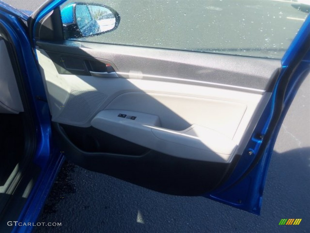 2017 Elantra Limited - Electric Blue / Gray photo #13