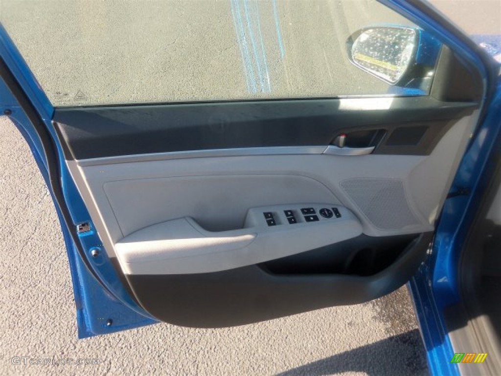 2017 Elantra Limited - Electric Blue / Gray photo #21