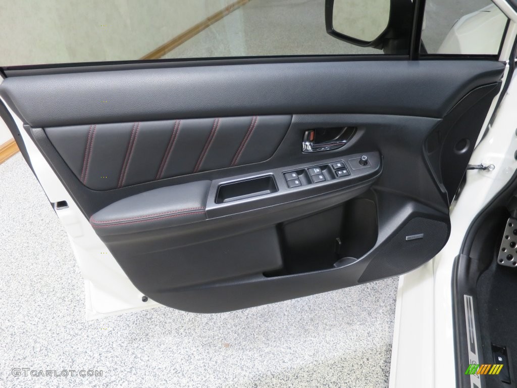 2015 WRX STI Limited - Crystal White Pearl / Carbon Black photo #8