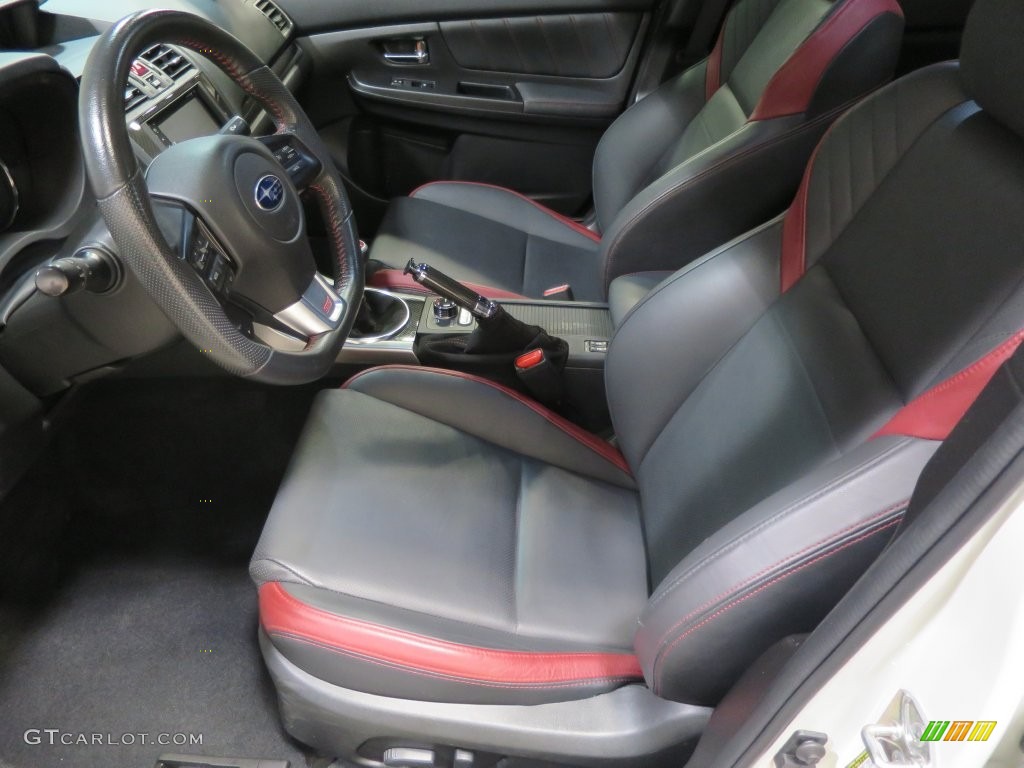 2015 WRX STI Limited - Crystal White Pearl / Carbon Black photo #11