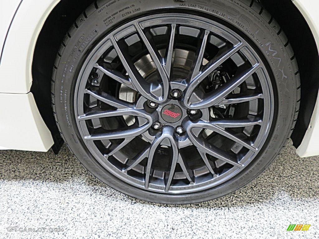 2015 WRX STI Limited - Crystal White Pearl / Carbon Black photo #13