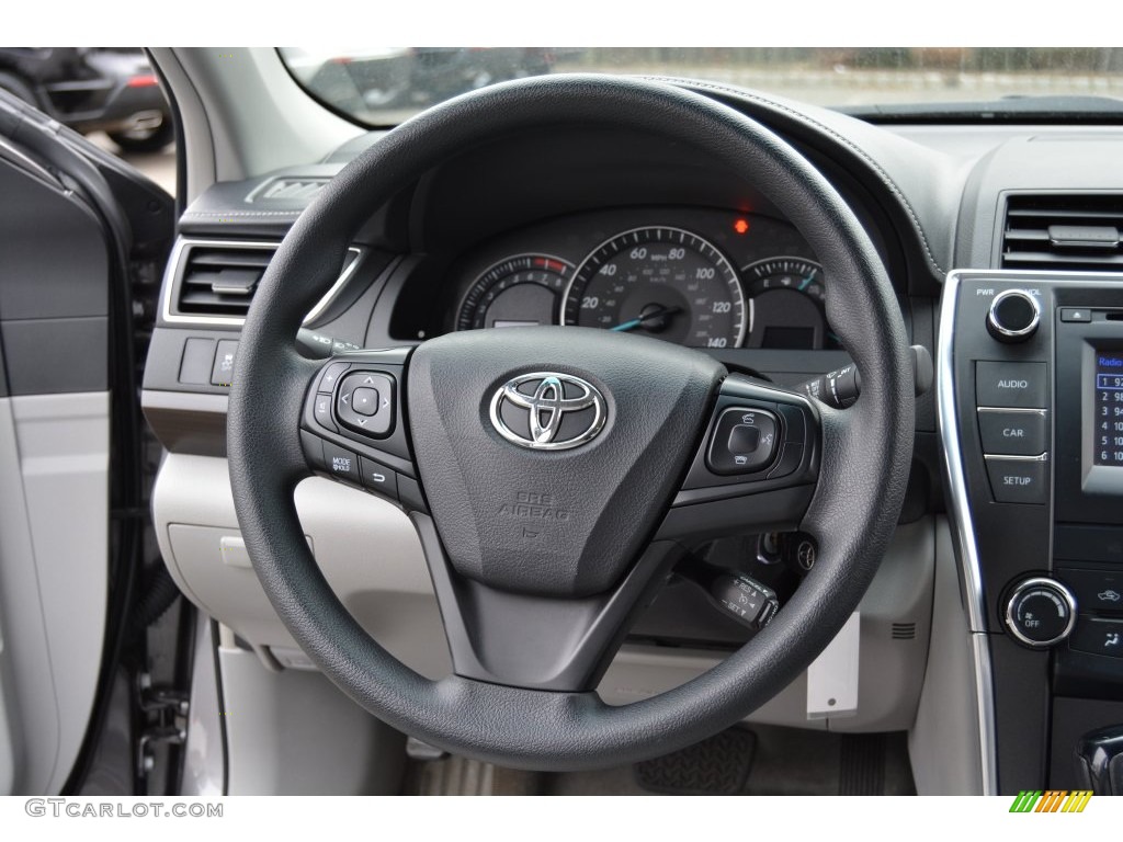 2015 Camry LE - Predawn Gray Mica / Ash photo #14