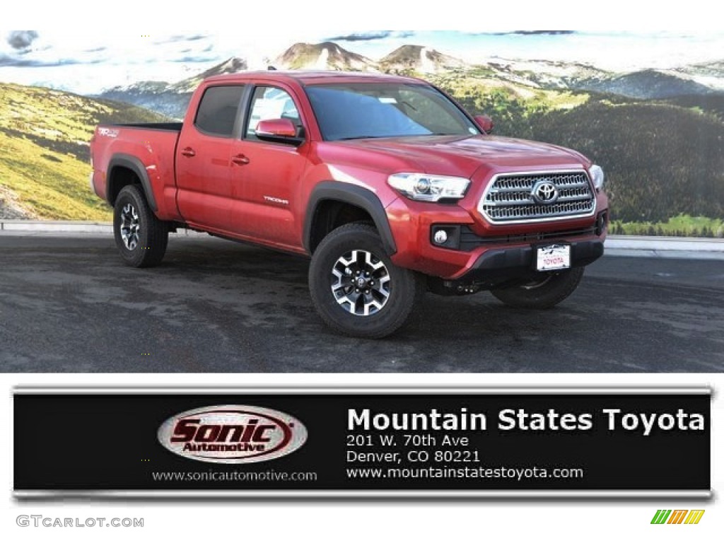 2016 Tacoma TRD Off-Road Double Cab 4x4 - Barcelona Red Metallic / TRD Graphite photo #1