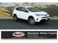 2016 Super White Toyota RAV4 LE AWD  photo #1