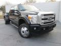 2016 Shadow Black Ford F350 Super Duty Platinum Crew Cab 4x4 DRW  photo #2