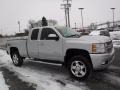 2012 Silver Ice Metallic Chevrolet Silverado 2500HD LT Extended Cab 4x4  photo #9