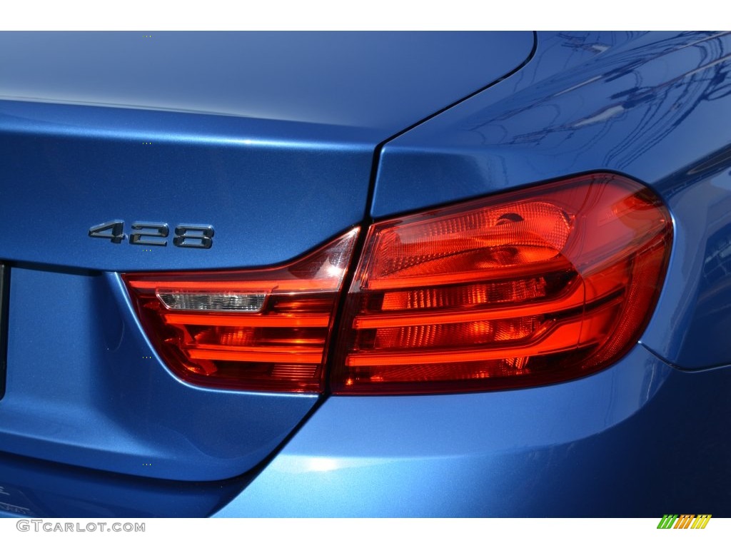 2014 4 Series 428i xDrive Coupe - Estoril Blue / Black photo #24