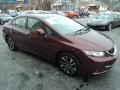 2013 Crimson Red Pearl Honda Civic EX Sedan  photo #4