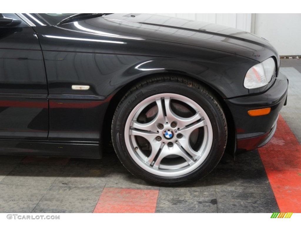 2003 3 Series 330i Coupe - Jet Black / Black photo #61