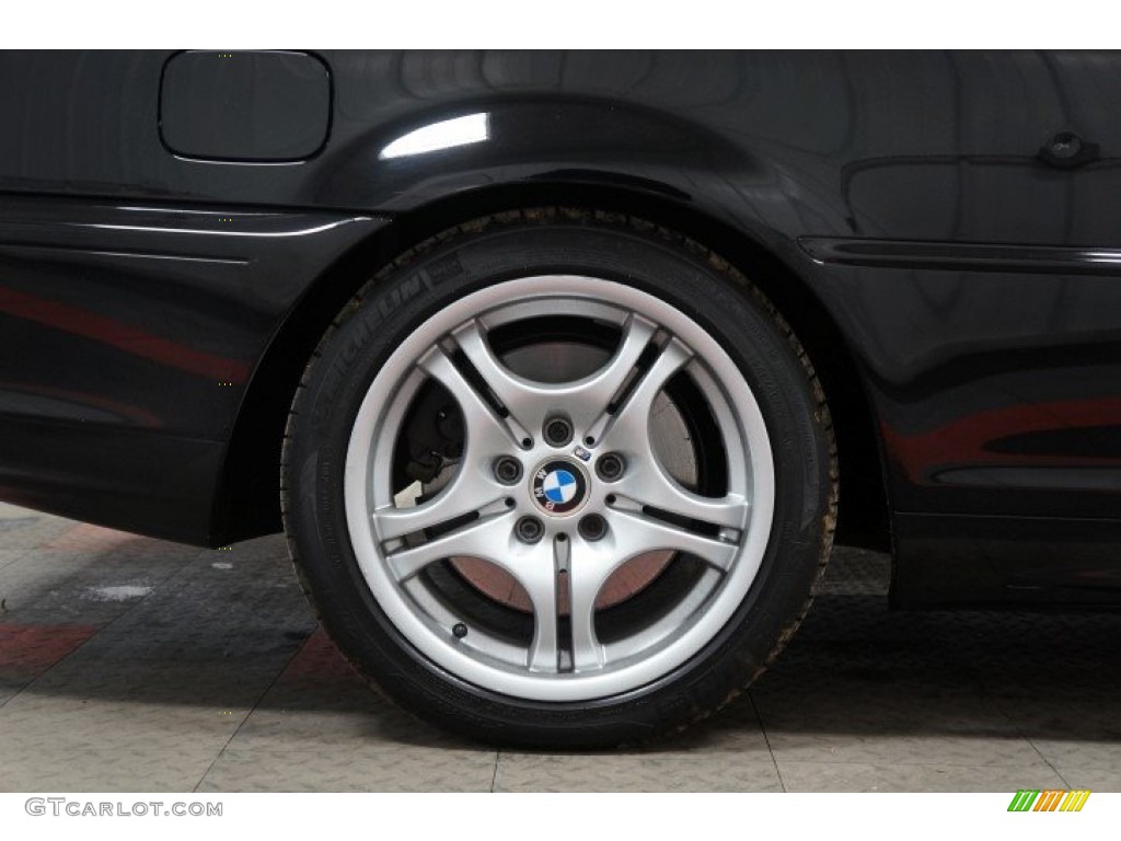2003 3 Series 330i Coupe - Jet Black / Black photo #68