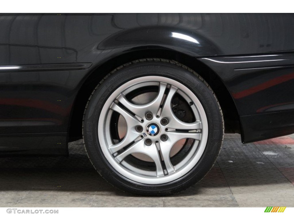 2003 3 Series 330i Coupe - Jet Black / Black photo #77