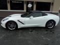 2015 Arctic White Chevrolet Corvette Stingray Convertible  photo #2